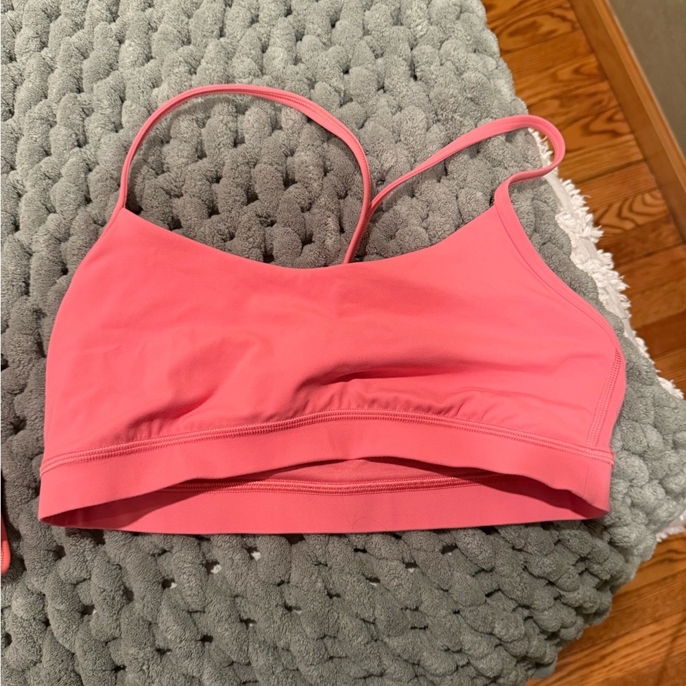 Lululemon Athletica Coral Sports Bra size 10